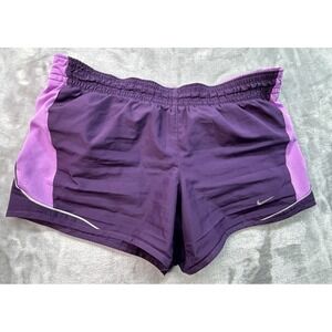 Nike Shorts Womens Size Small Running Dri Fit Purple 26" Waist